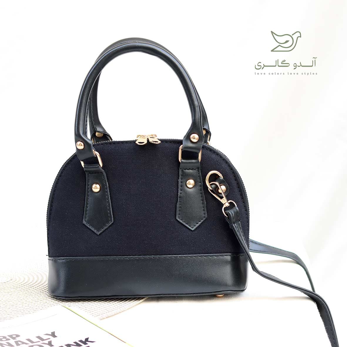 کیف دستی دوشی لاوندر — تصویر ۶