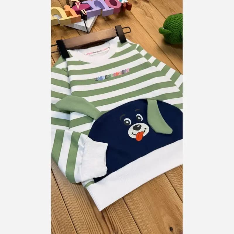 بلوز شلوار دورس بچگانه 1 تا 5 سال سایز 35 تا 45 — تصویر ۵