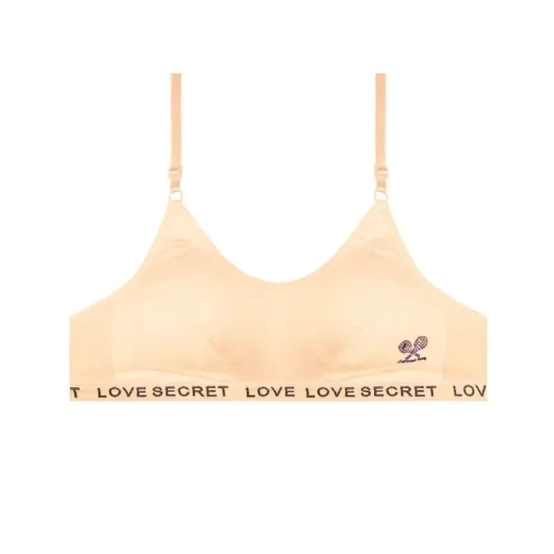 سوتین ورزشی دخترانه نخی دولایه کش LOVE SECRET مدل اسپرت بدون فنر — تصویر ۴