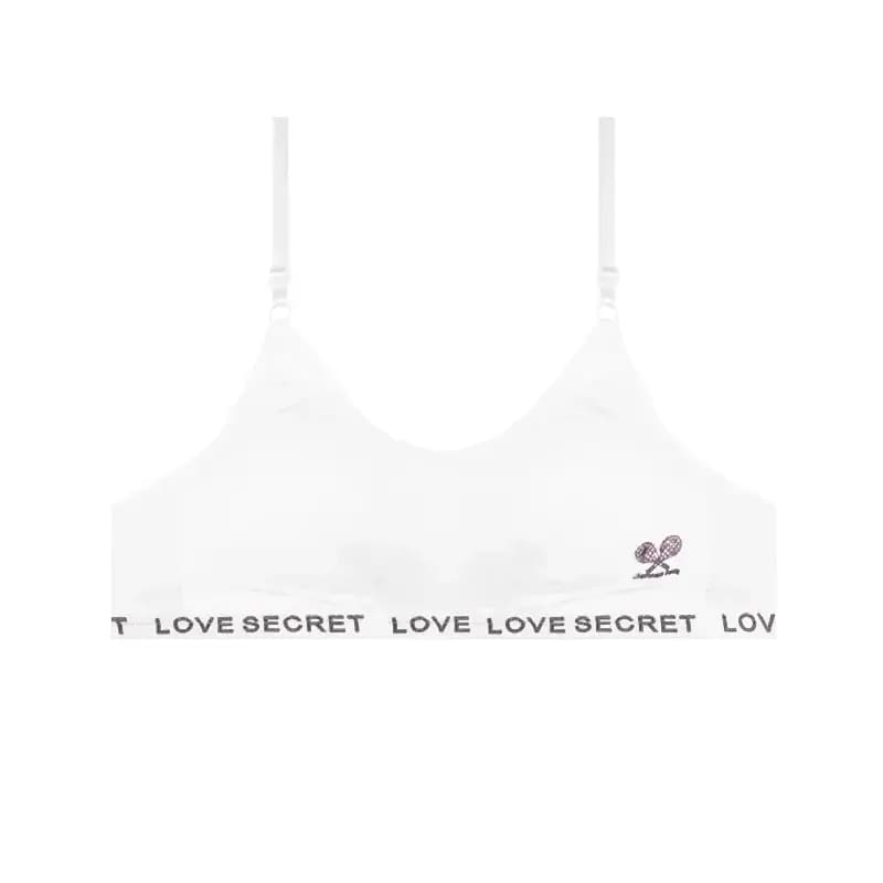سوتین ورزشی دخترانه نخی دولایه کش LOVE SECRET مدل اسپرت بدون فنر — تصویر ۲