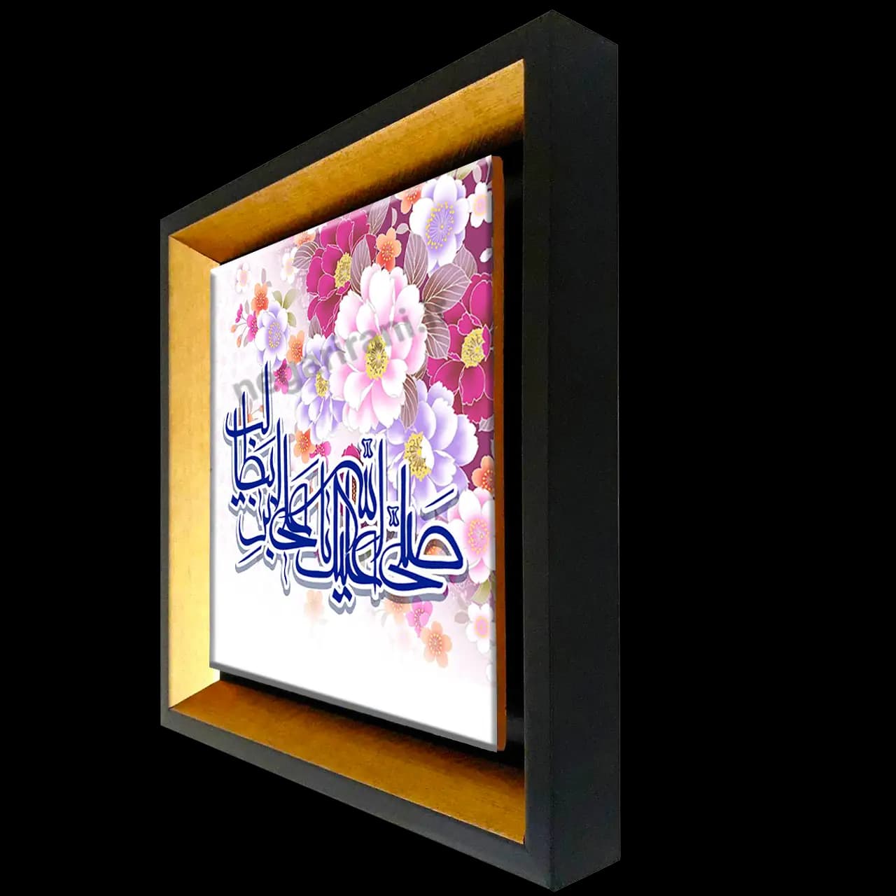 تابلو کاشی صلی الله علیک یا علی بن ابی طالب مدل 2D 73 — تصویر ۲