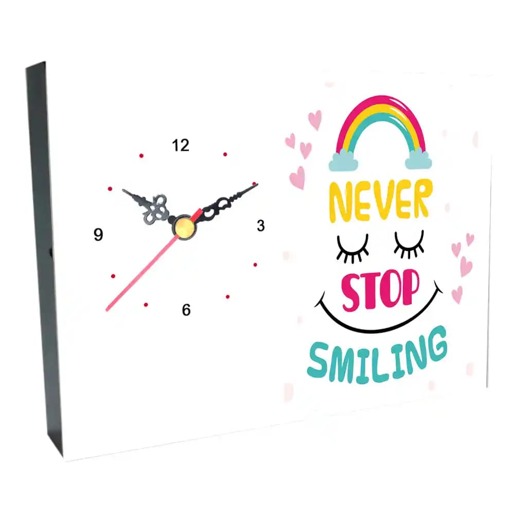ساعت رومیزی NEVER STOP طرح AL 35