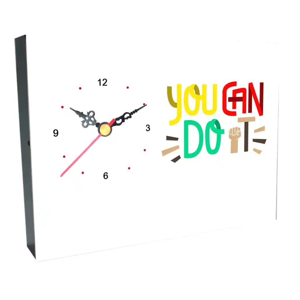 ساعت رومیزی You can do it طرح AL 11