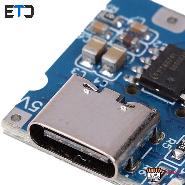 ماژول شارژر باتری لیتیوم یون دارای ورودی USB Type-C — تصویر ۸