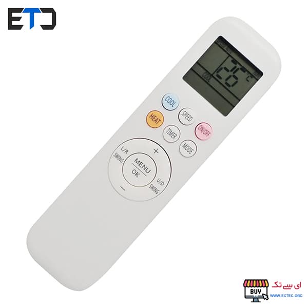 ریموت کنترل کولر YKR-T/011E ایوولی evvoli — تصویر ۳