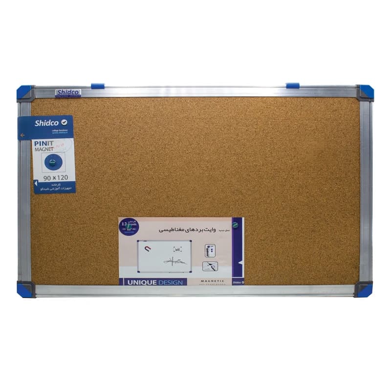 تخته اعلانات 120*90 چوب پنبه ای آلفا شیدکو