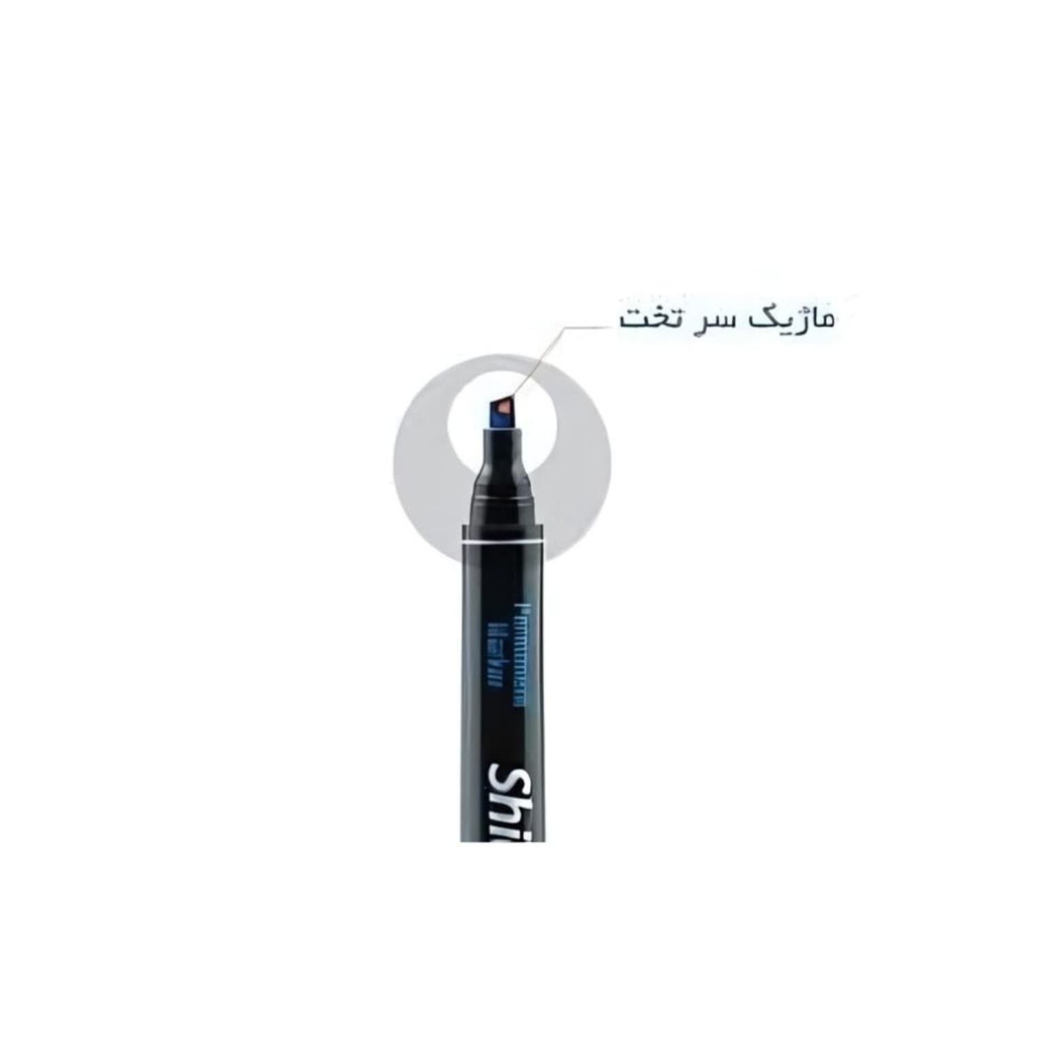 ماژیک مشکی تخت جوهر ثابت شیدکو Shidco کد 90 — تصویر ۲