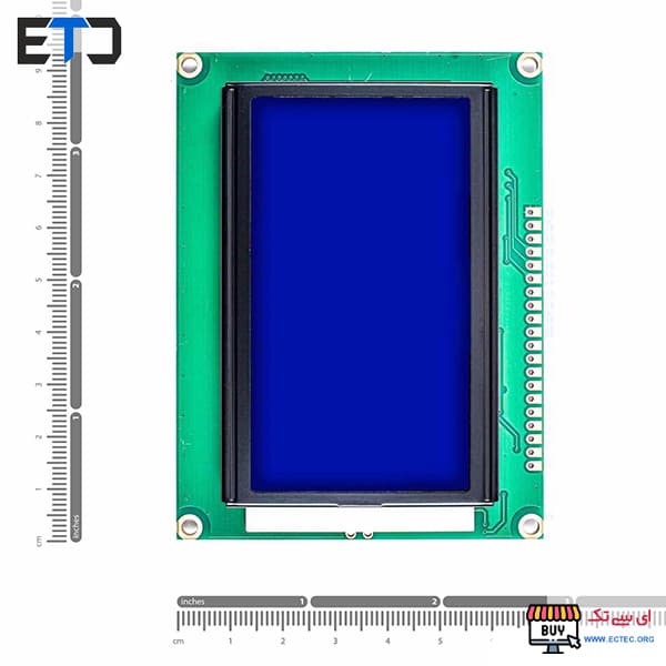 نمایشگر ال سی دی LCD گرافیکی 128×64 آبی — تصویر ۶