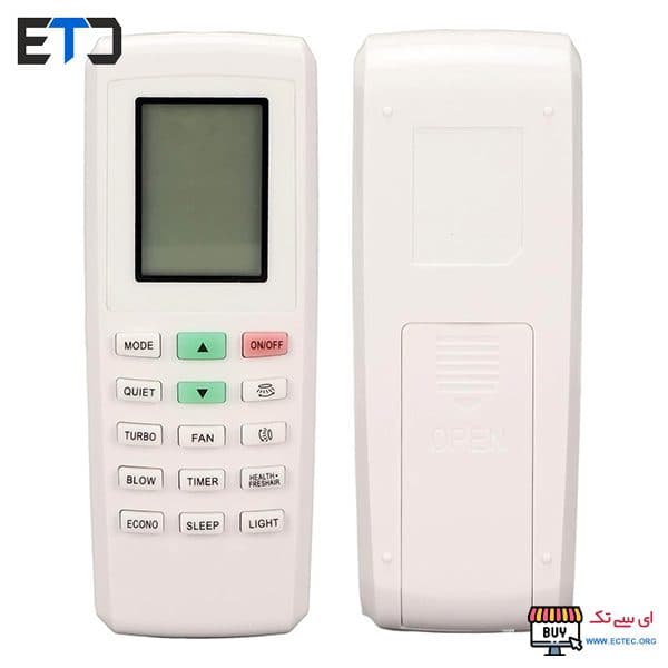 کنترل کولر گازی گری GREE مدل YV1FB7 — تصویر ۴