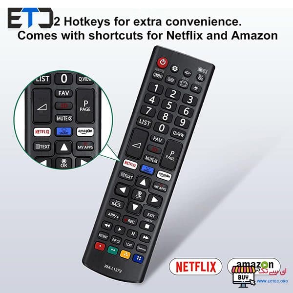 کنترل تلویزیون LED ال جي اينترنت دار 1379 — تصویر ۵