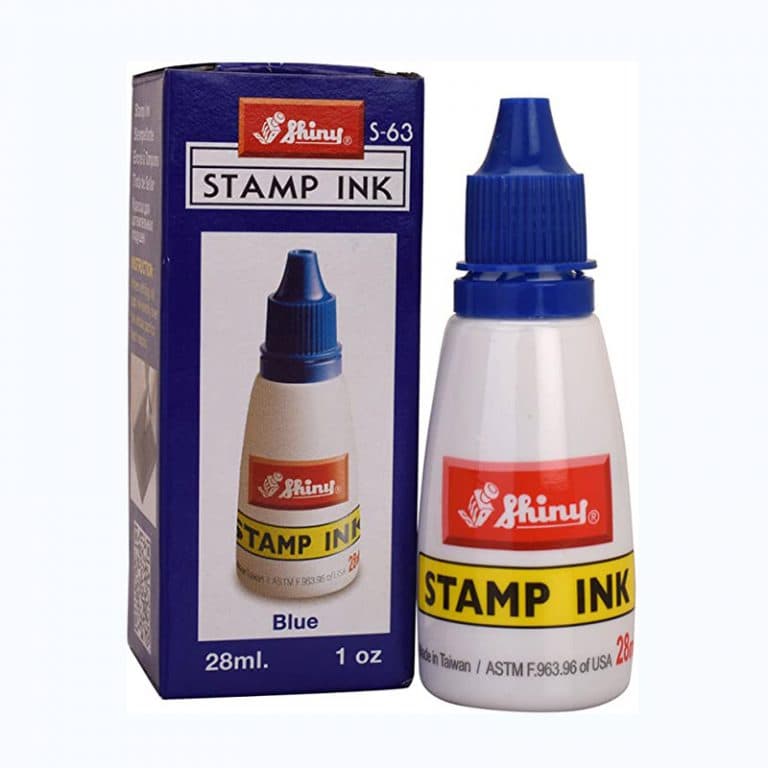 جوهر استامپ آبی شاینی Shiny کد S-63 (حجم 28ml)