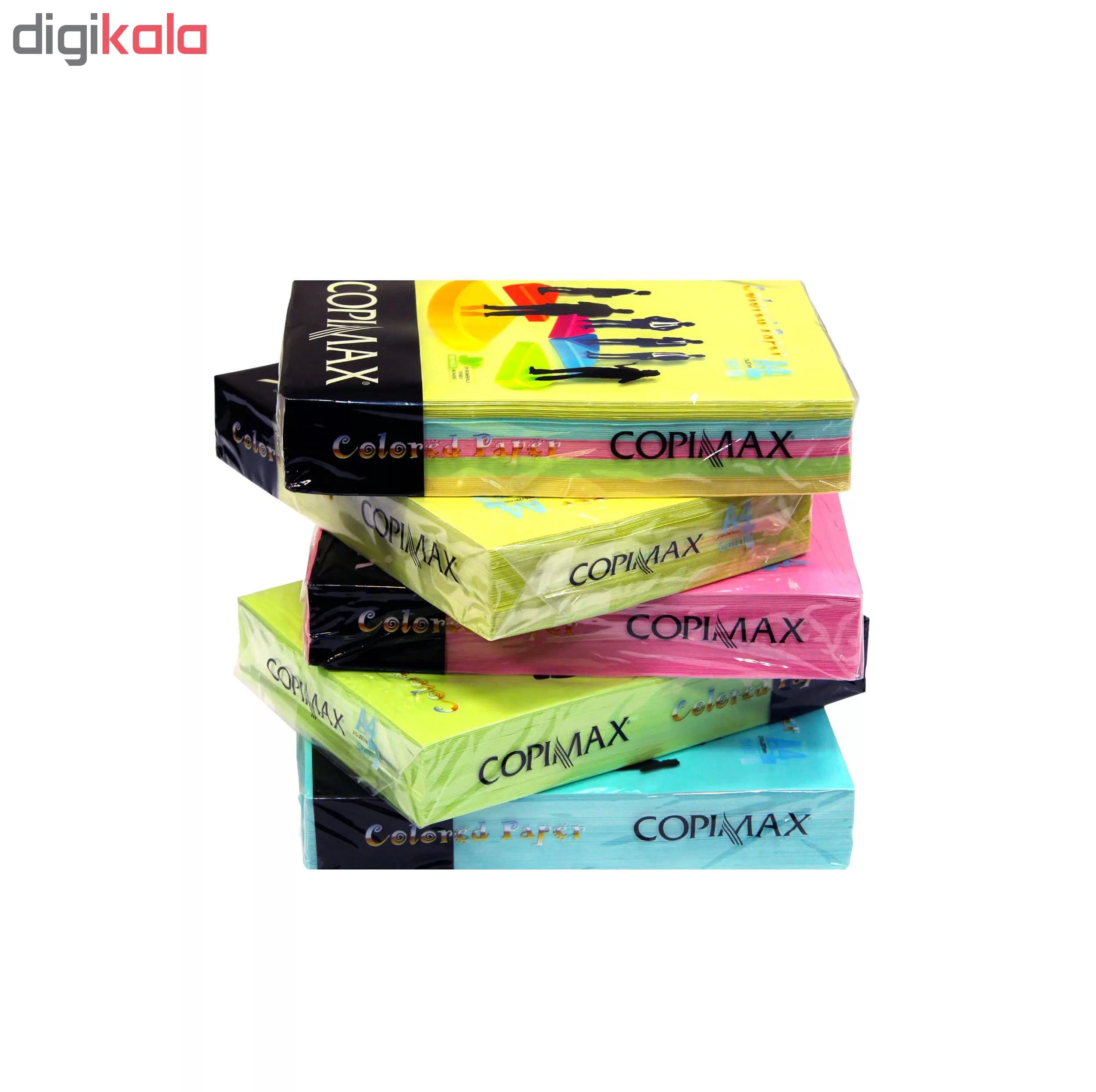 کاغذ رنگی A4 کپی مکس کد 007 بسته 500 عددی — تصویر ۷