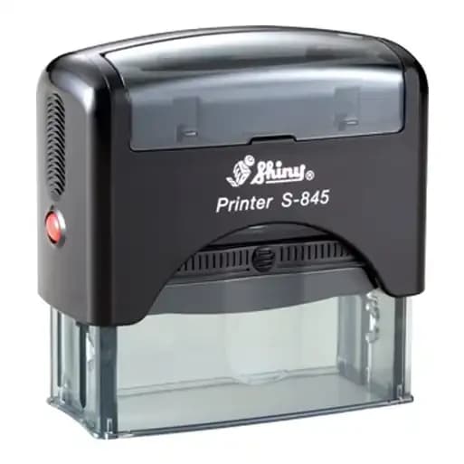 دستگاه مهر اتوماتیک شاینی (Shiny) مدل S-845 سایز 70*25 میلی‌متر