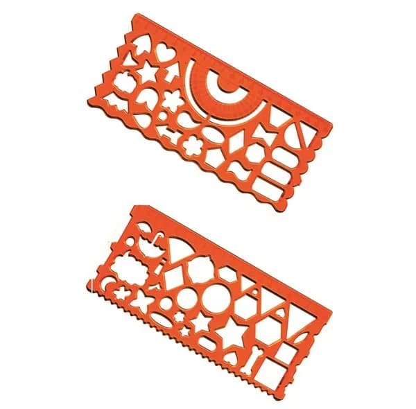 خط کش و شابلون فرمینو مدل Flexible کد1287 بسته 2 عددی — تصویر ۶