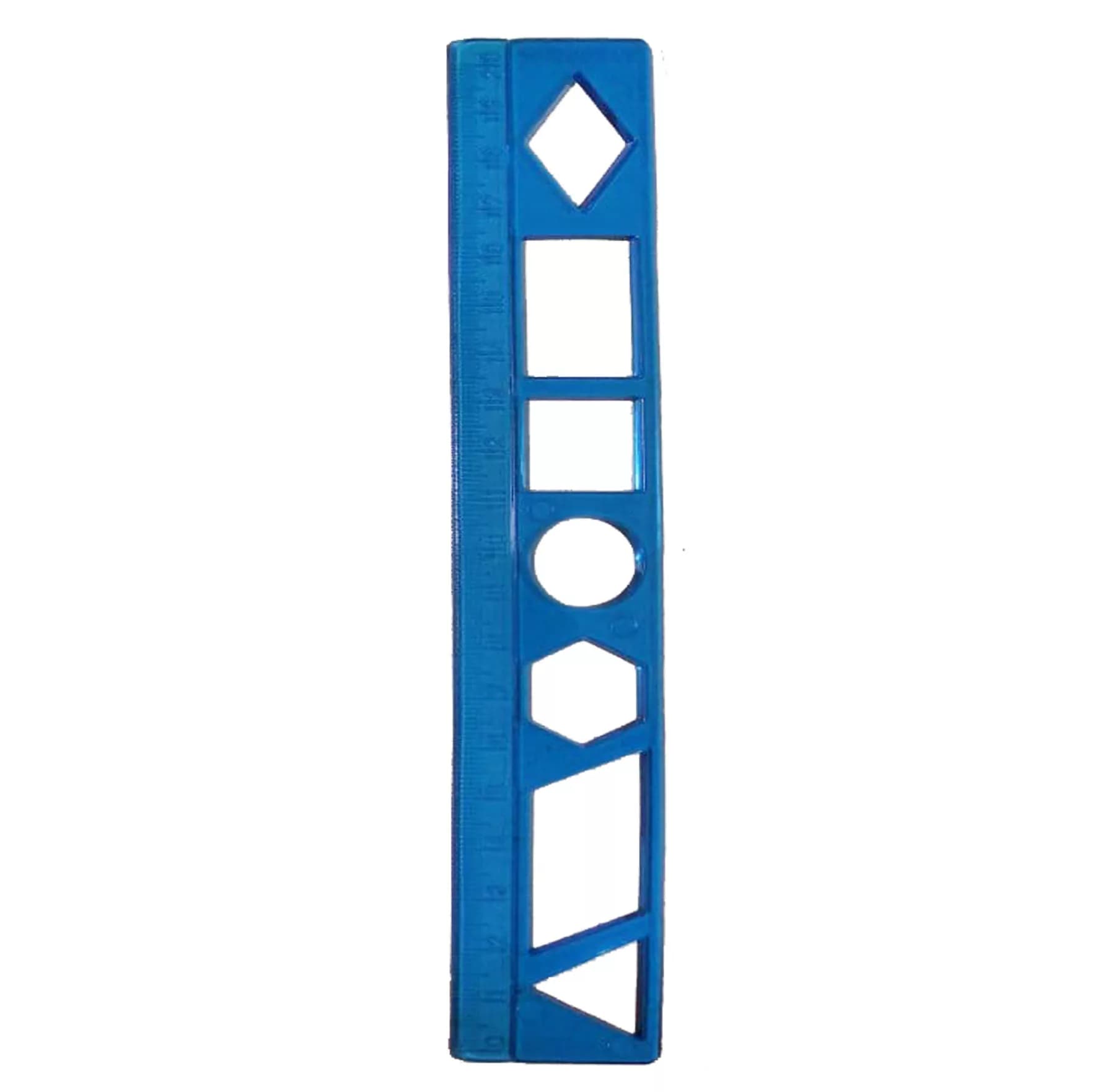 خط کش شابلون هندسی مدل ژله ای کد 04