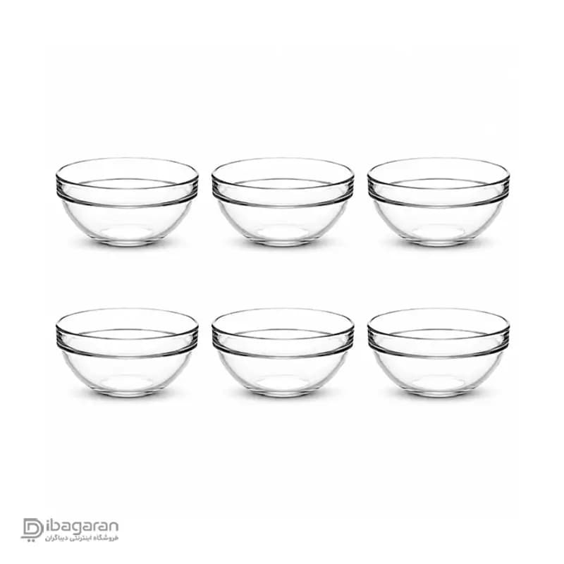 پیاله پاشاباغچه 6 عددی چفس مدل 53543 — تصویر ۵