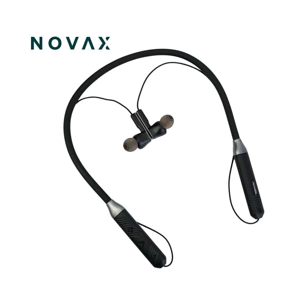 هندزفری بلوتوثی دورگردنی Novax مدل Bl-206 مگنت دار اصل چین — تصویر ۲