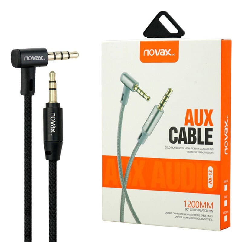 کابل Aux برند Novax مدل Ax-13 کنفی سرفلزی کیفیت عالی