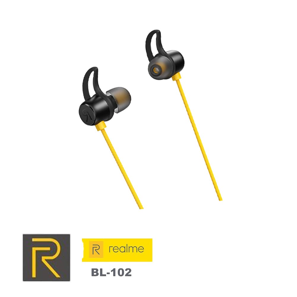 هندزفری بلوتوثی دورگردنی Realme مدل Bl-102 — تصویر ۴