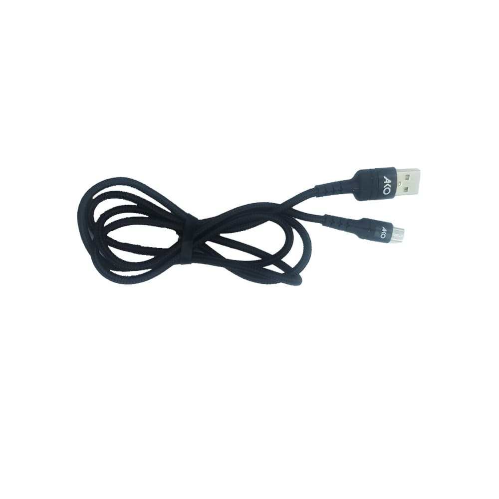 کابل میکرو Ako مدل Ac-12 کنفی سر فلزی اصل چین — تصویر ۲