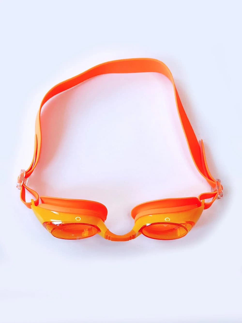 عینک شنا دخترانه بچگانه نارنجی اسپیدو ( Speedo ) با ۳ پل بینی برای استخر — تصویر ۳
