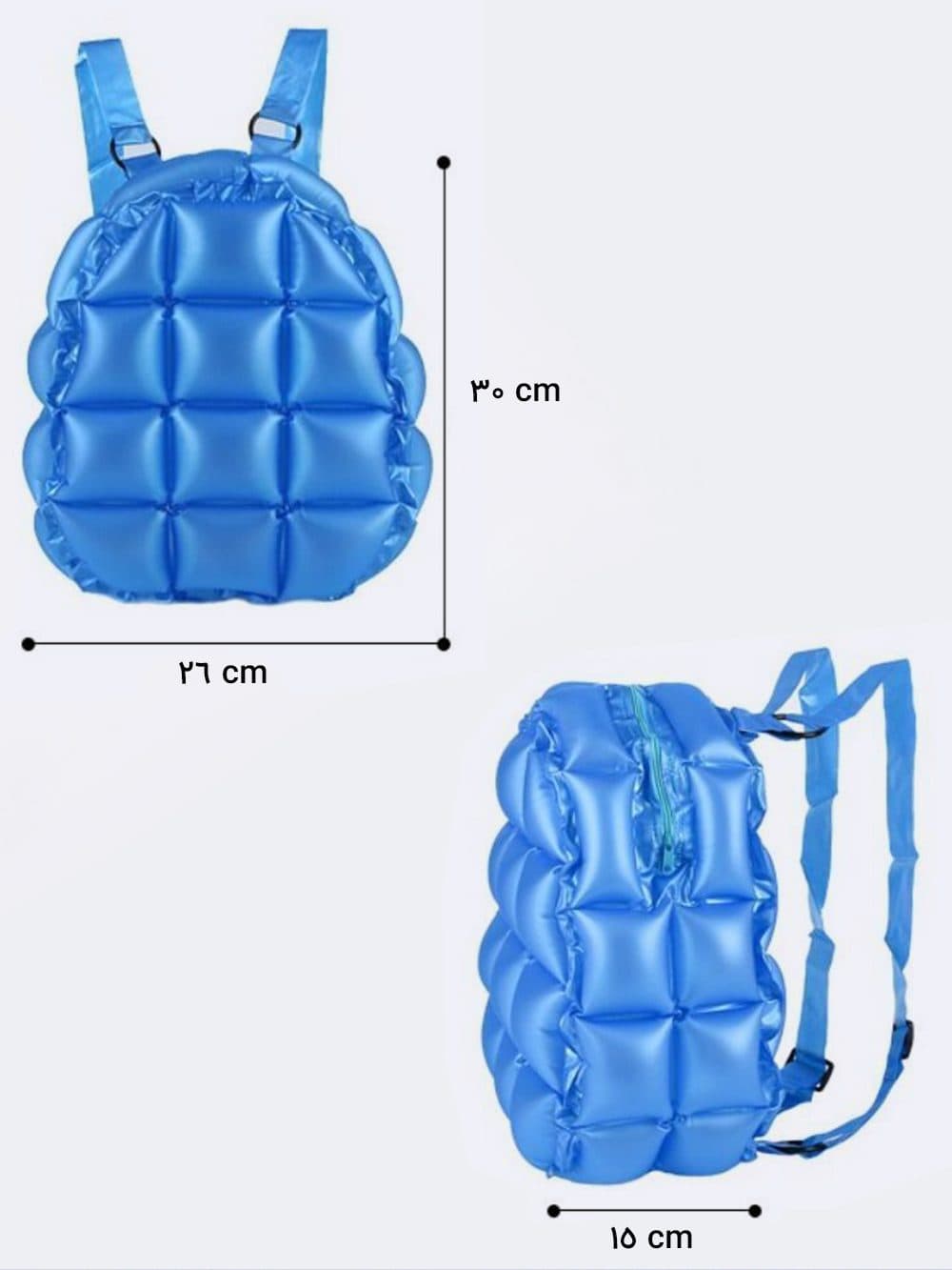 کیف شنا کوله ای بچه گانه پسرانه و دخترانه برای استخر به رنگ بنفش ضد آب — تصویر ۴