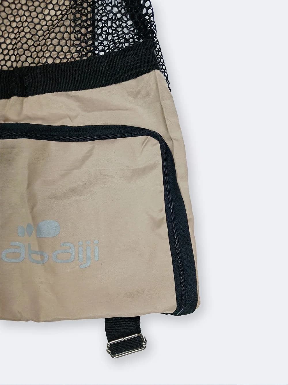 مش بگ ( mesh bag ) برای وسایل استخر شنا ، ساحل و دریا به رنگ کرمی نابایجی ( Nabaiji ) — تصویر ۷