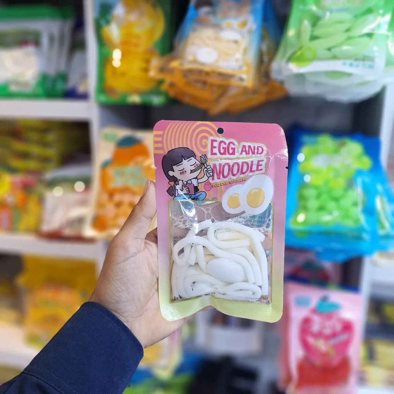 پاستیل ژله ای طعم تخم مرغ نودل — تصویر ۲