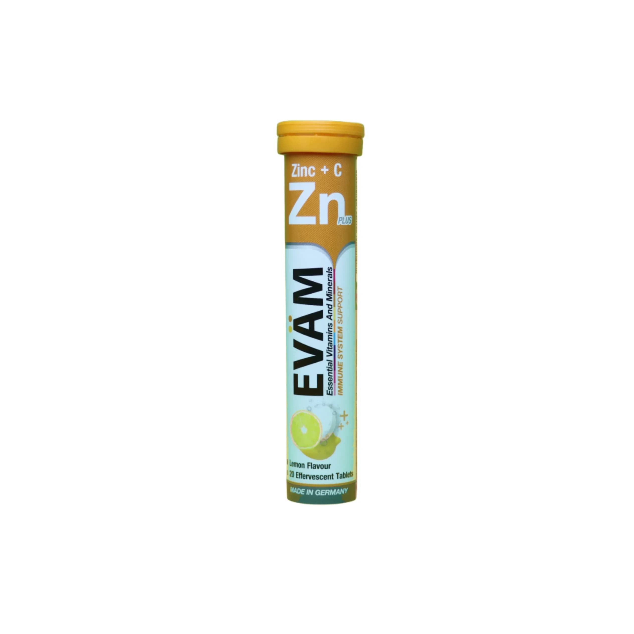 قرص جوشان Evam زینک همراه با ویتامین سی