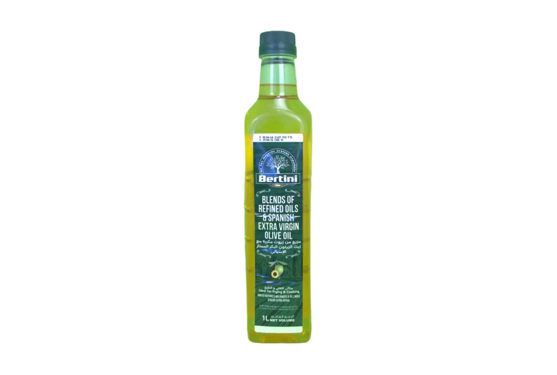 روغن زیتون مخلوط با روغن تصفیه شده برتینی 1 لیتر