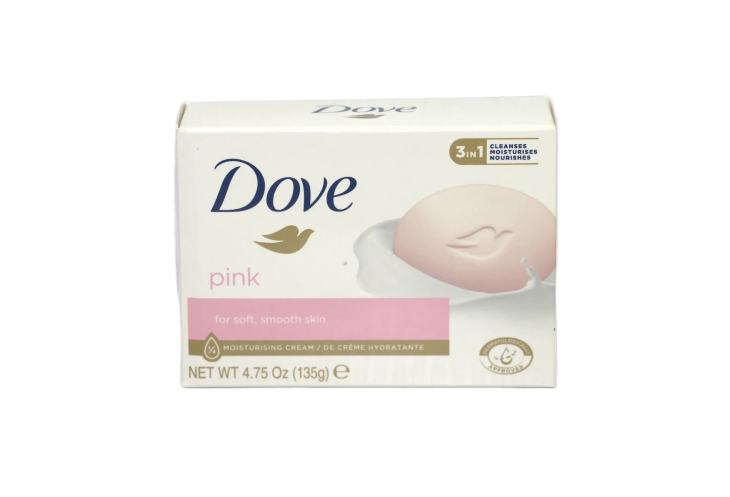 صابون مرطوب کننده و تغذیه کننده داو مدل Pink