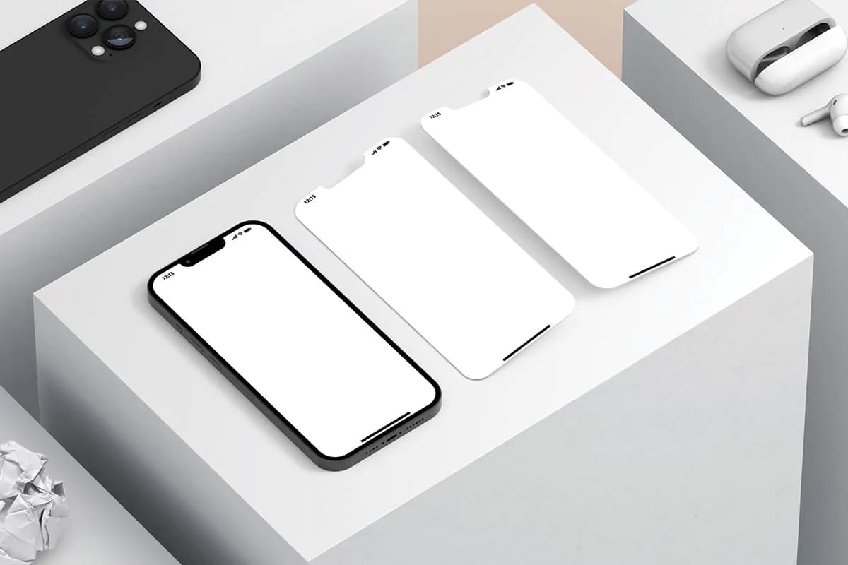 موکاپ موبایل و اسمارت فون — تصویر ۶