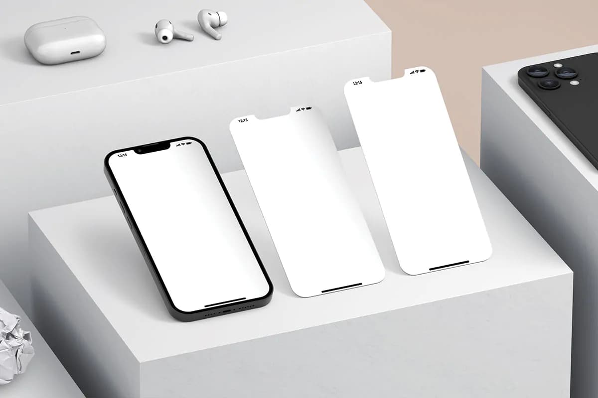 موکاپ موبایل و اسمارت فون — تصویر ۴