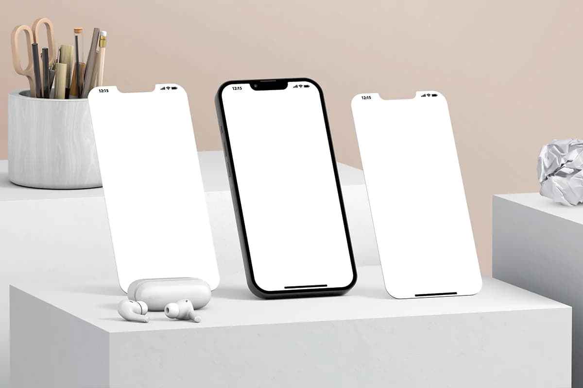 موکاپ موبایل و اسمارت فون — تصویر ۵