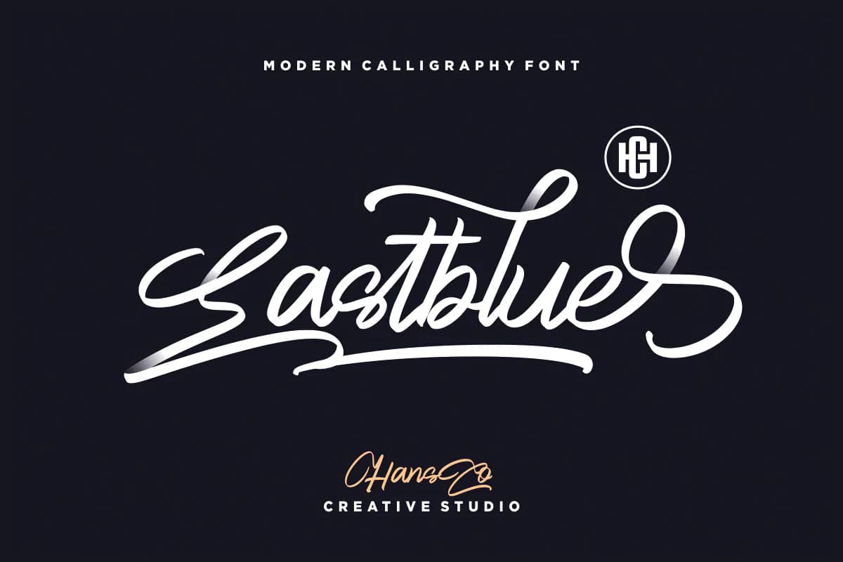 فونت کالیگرافی انگلیسی Eastblue