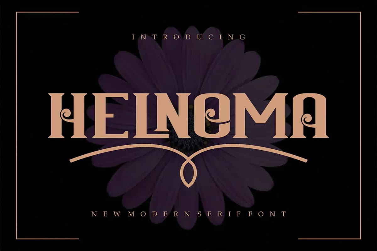 فونت بولد مدرن Helnoma