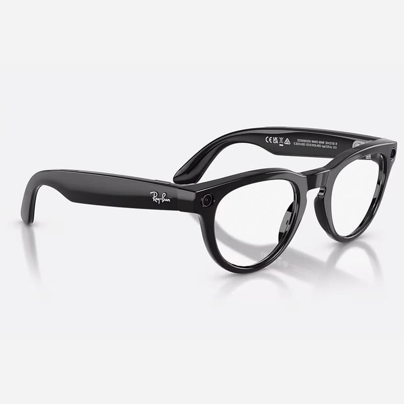 عینک هوشمند ری بن متا Ray-ban Meta Headliner Shiny Black/Transitions Sapphire RW4013 – Gen 2