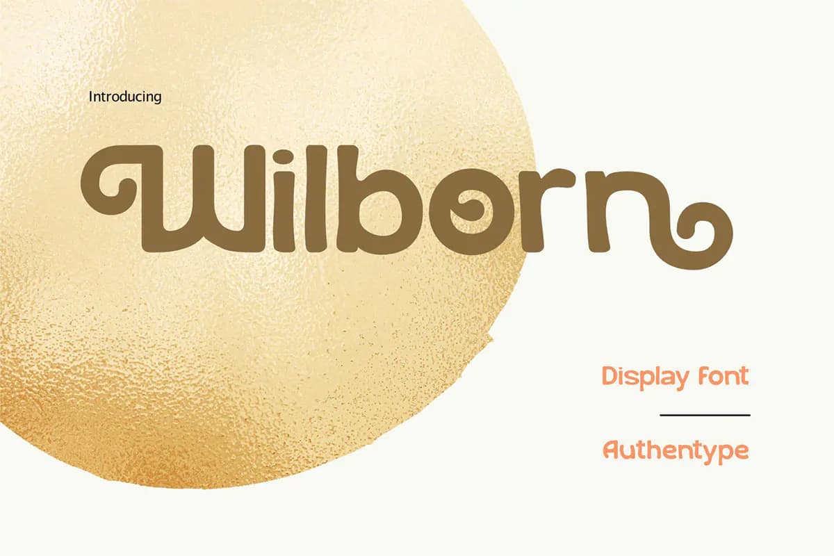 فونت فانتزی جالب کودکانه Wilborn