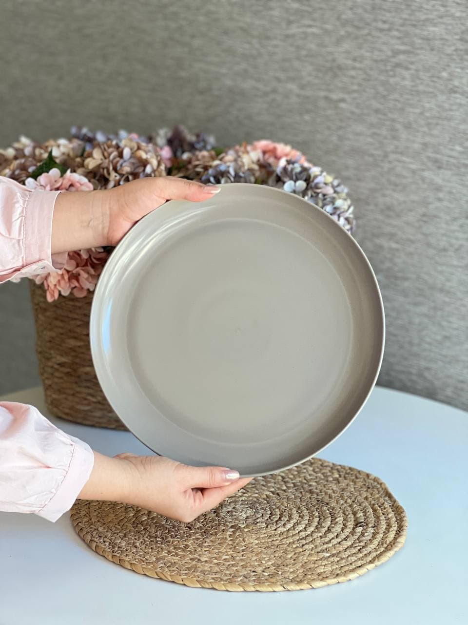 دیس چینی گرد بن سای رنگ نسکافه ای