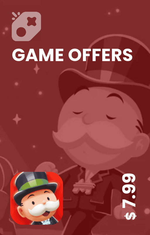 آفر 8 دلاری Monopoly GO