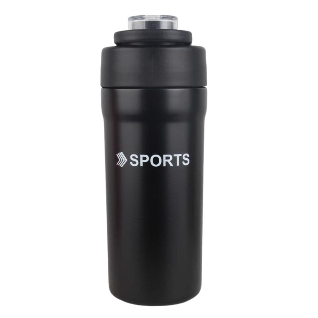 تراول ماگ دو حالته 680ml طرح sports کد 1237