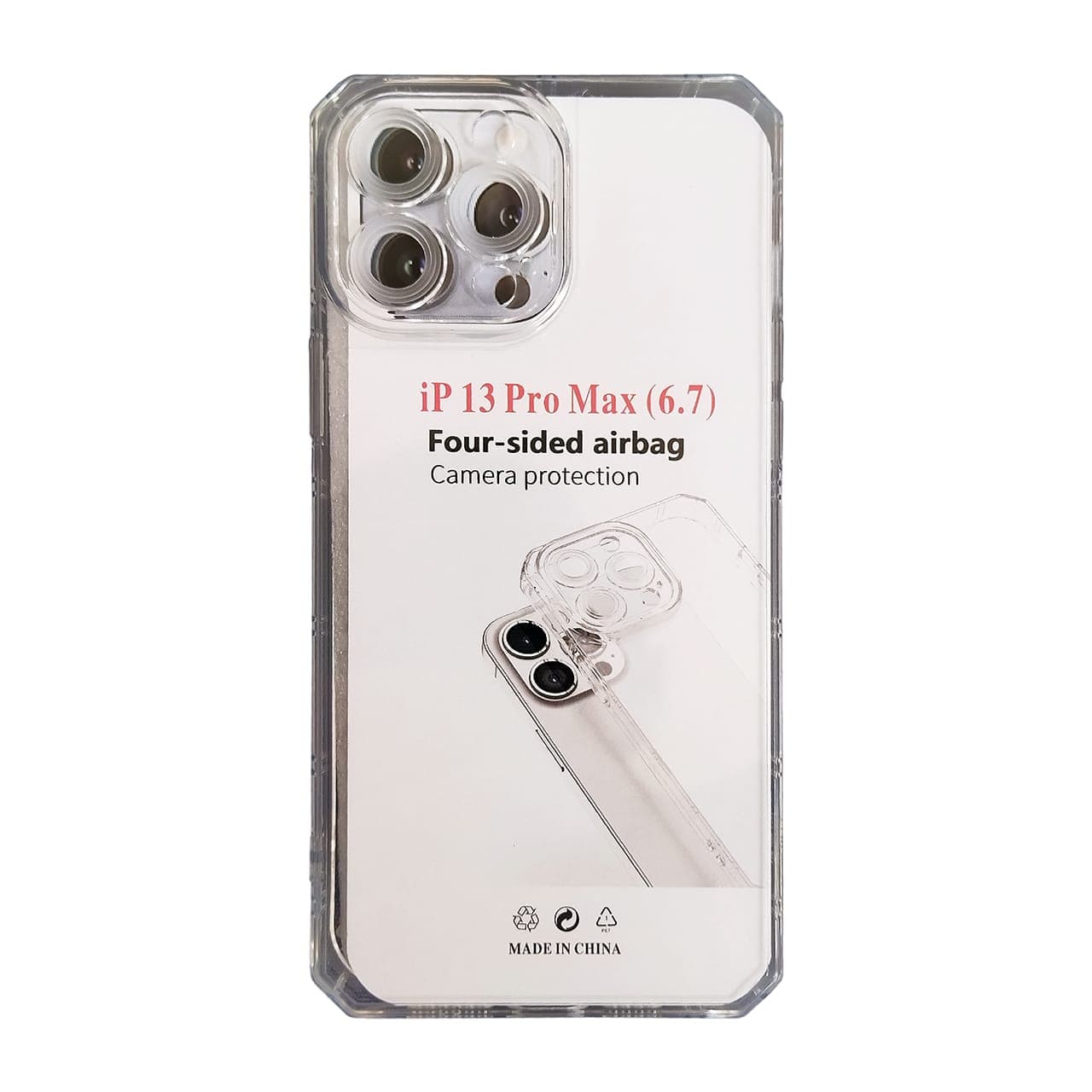 کاور کد IP13PM-SH مناسب برای گوشی موبایل آیفون iPhone 13 Pro Max طرح ساده شفاف