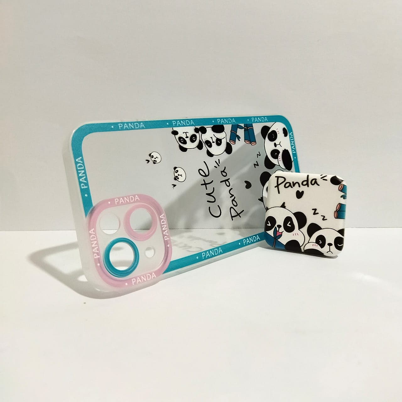 کاور کد 8003 مناسب برای گوشی موبایل آیفون iPhone 13/14 پاپ سوکت دار طرح پاندا — تصویر ۲