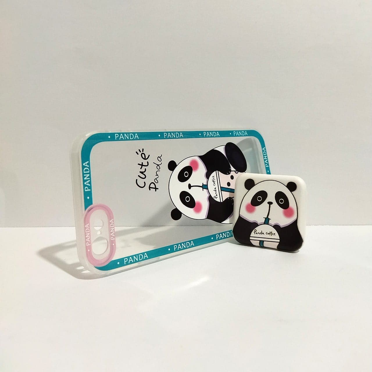 کاور کد 7302 مناسب برای گوشی موبایل آیفون iPhone 6s پاپ سوکت دار طرح پاندا — تصویر ۲