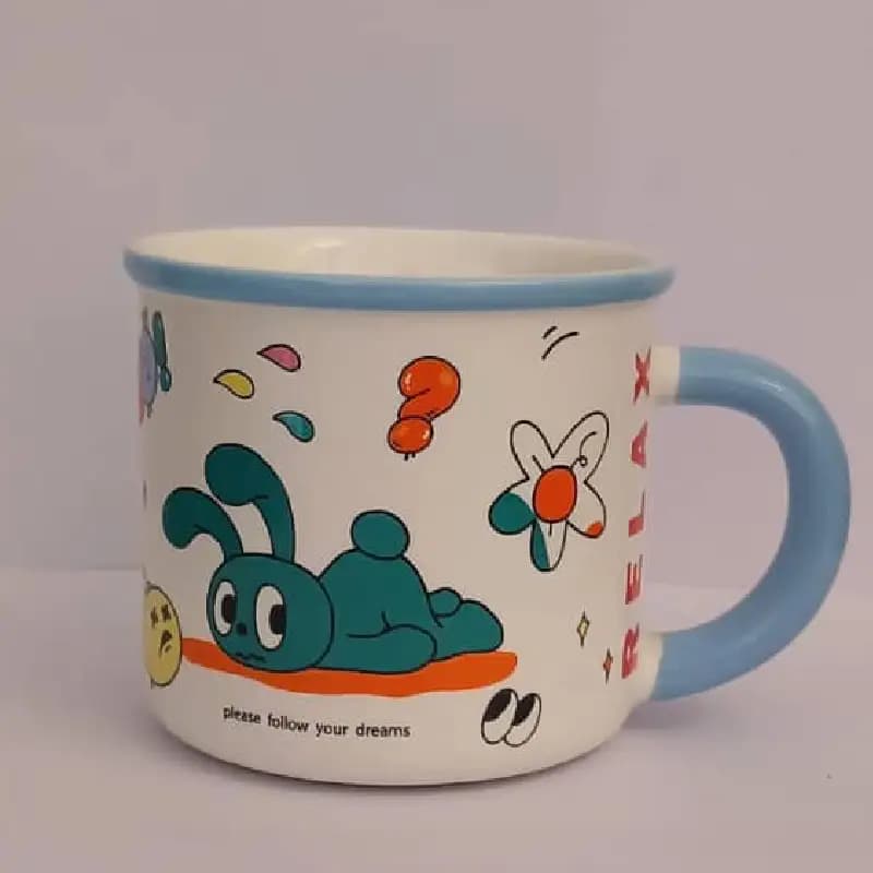 ماگ خرگوش دسته و لب رنگی 13417 — تصویر ۵