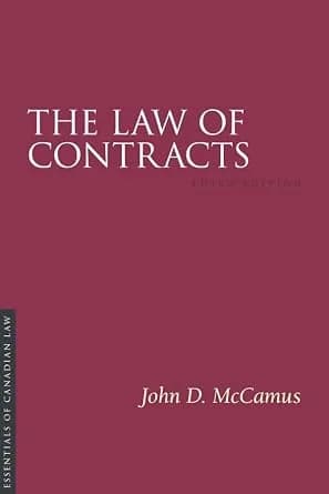 و دانلود نسخه کامل کتاب زبان اصلی The Law of Contracts, 3/e (Essentials of Canadian Law) PDF | دانلود کتاب خارجی