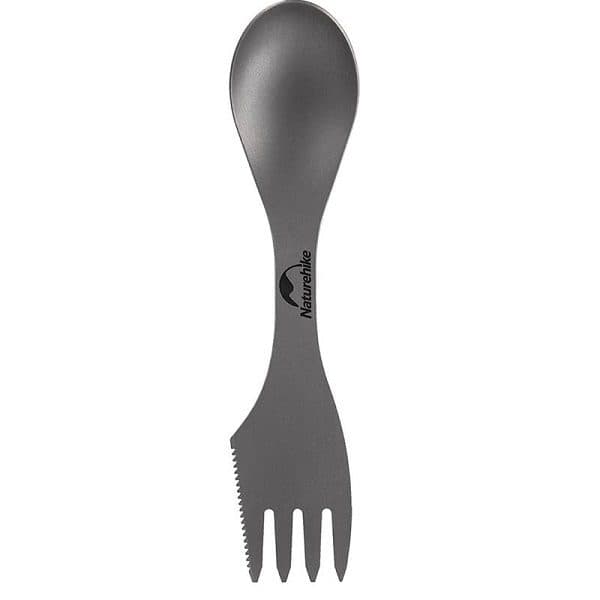 قاشق تیتانیوم کمپ و کوهنوردی نیچرهایک NATUREHIKE TZD12 TITANIUM CUTLERY SET NH19T012-D — تصویر ۳