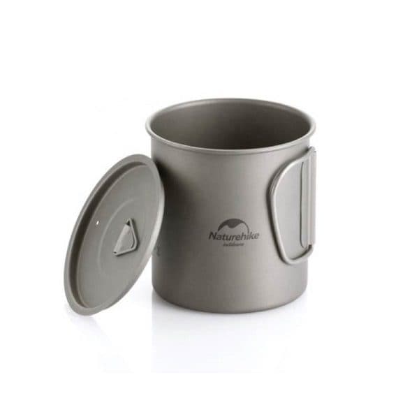 لیوان کوهنوردی و کمپ تیتانیوم نیچرهایک 20CJ TITANIUM CUP NH20CJ005