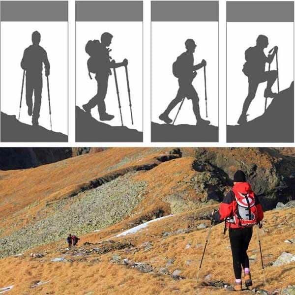 عصای کوهنوردی نیچرهایک مدل ST06 CARBON ALUMINIUM TREKKING POLE — تصویر ۳