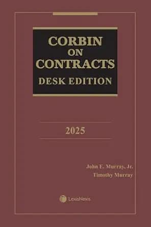 و دانلود نسخه کامل کتاب زبان اصلی Corbin on Contracts Desk Edition 2025 Edition PDF | دانلود کتاب خارجی